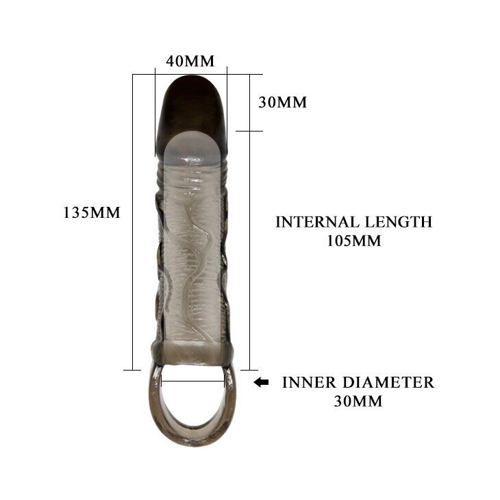 Насадка-презерватив "Men extension" BI-026210-1