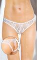 Жіночі стрінги - Thongs 2457, white - M/L
