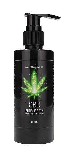 Набір для ванни і душу CBD Care set-GREEN TEA &amp; HEMP OIL ( 3 предмета )
