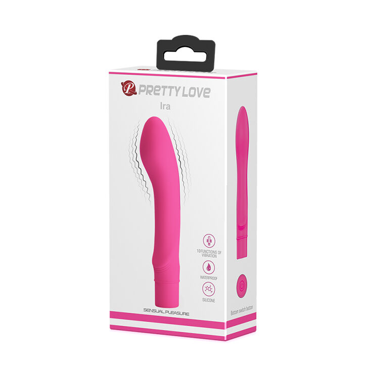 Водонепроницаемый вибратор розового цвета Pretty Love Ira Vibrator Pink