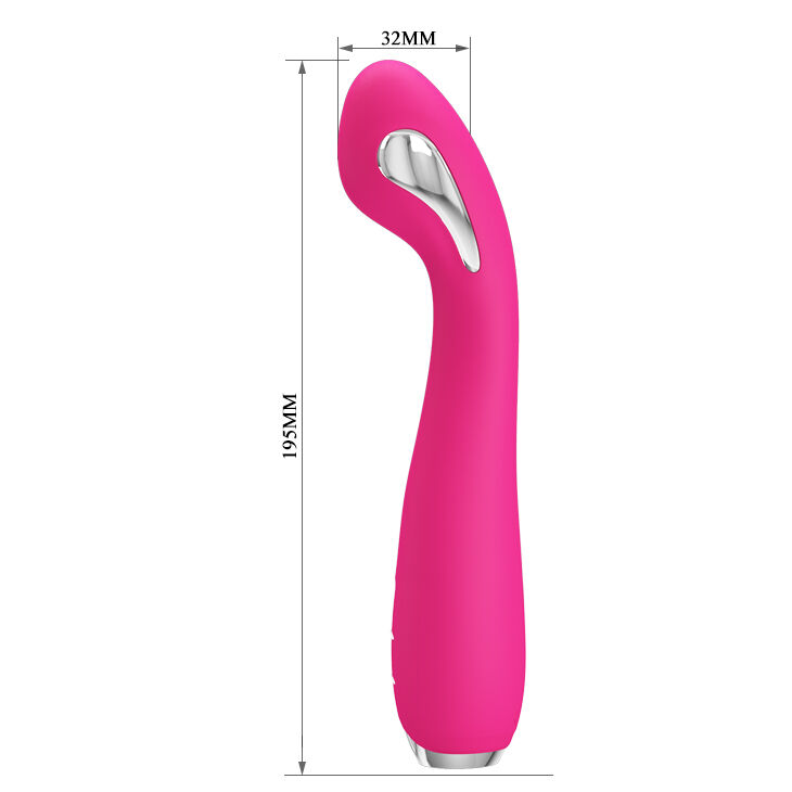 Вибратор с электростимуляцией в розовом цвете Pretty Love Hector Vibrator Pink (App)