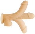 Фалоімітатор із пам’яттю форми, на присосці ADDICTION  -  DAVID 8″ Silicone Dong, віброкуля в подаруно