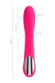 Вібратор силіконовий зі стимуляцію точки G - Unrealistic JOS Twig vibrator, 5 vibration modes, pink
