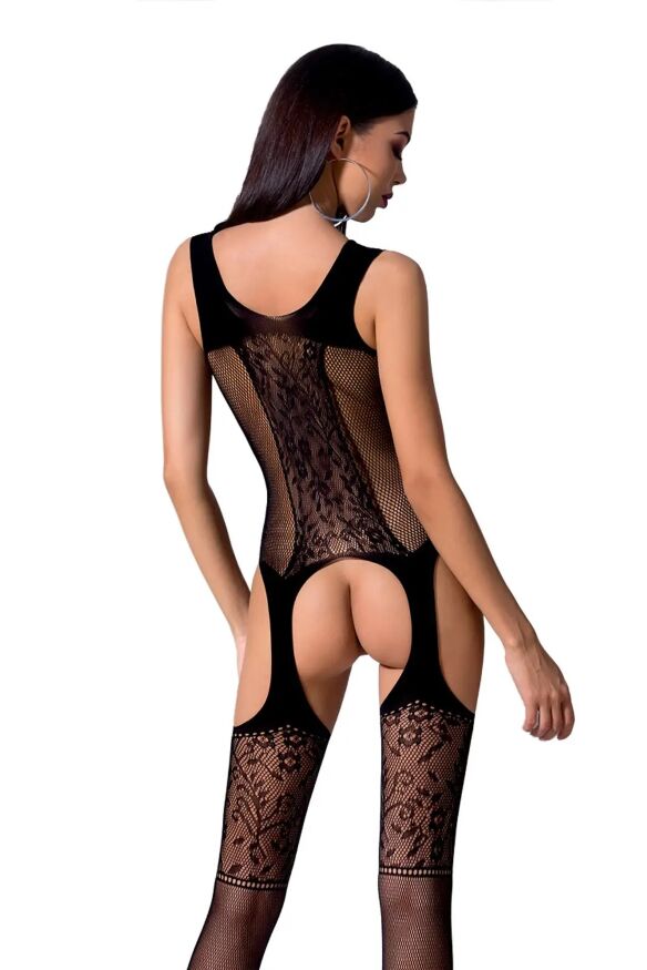 Бодістокінг з відкритим доступом BS072 black