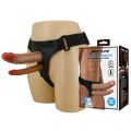 Страпон для подвійного проникнення - Pretty Love Harness Briefs Strap on Kearen