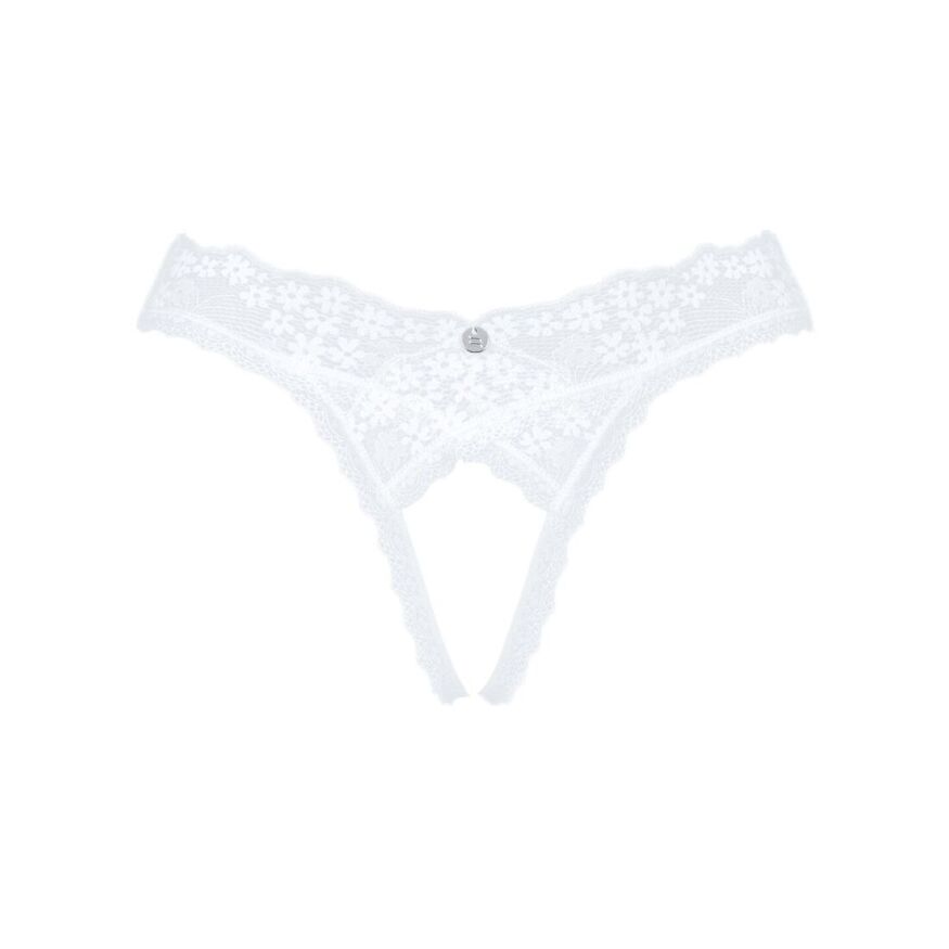 Трусики с доступом Obsessive Heavenlly crotchless thong XS/S