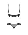 Комплект Obsessive Roxelia 2-pcs crotchless set XS/S