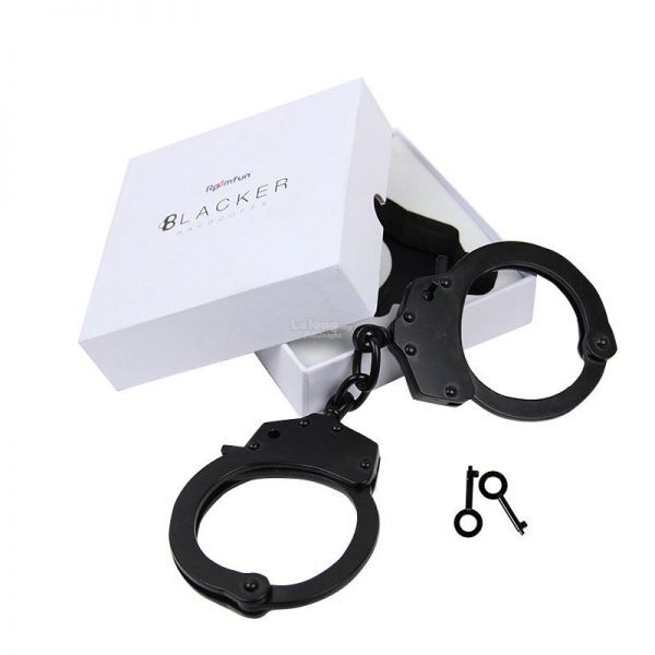 Наручники Разборные Premium Metal Romfun, Matte Black