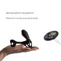 Насадка на член с вибрацией Adrien Lastic Gladiator с пультом LRS, два мотора