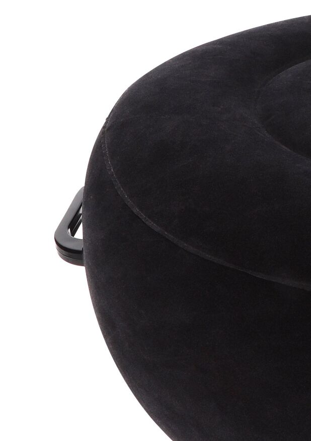 Надувная подушка для секса дополнена реалистичным вибратором Inflatable Fuck Seat w. Remote Black