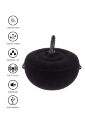 Надувная подушка для секса дополнена реалистичным вибратором Inflatable Fuck Seat w. Remote Black