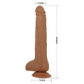 Фалоімітатор на присосці Baile Beautiful DICK 11" Flesh, BW-008038NR-1