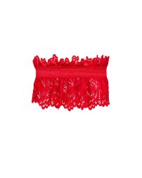 (SALE) Ажурна підв’язка Obsessive Amor Cherris garter, red