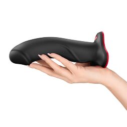Фалоімітатор Fun Factory THE BOSS STUB Black, реалістична текстура, довжина 17,9 см, діаметр 4,1 см