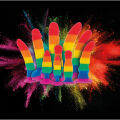 Разноцветная анальная пробка PRIDE by TOY JOY Fun Stuffer, L 12.5 х 3.3 см