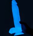 Фалоімітатор реалістичний, світиться в темряві - Lumino Play Dildo 10"