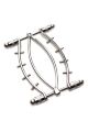Зажим для вагины Master Series: Spread 'Em Poker Vagina Clamp with Adjustable Pressure Screws, шипы