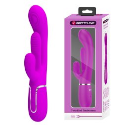 Вибратор с стимулятором клитора PRETTY LOVE - Shonia Purple 3 in 1, BW-500041