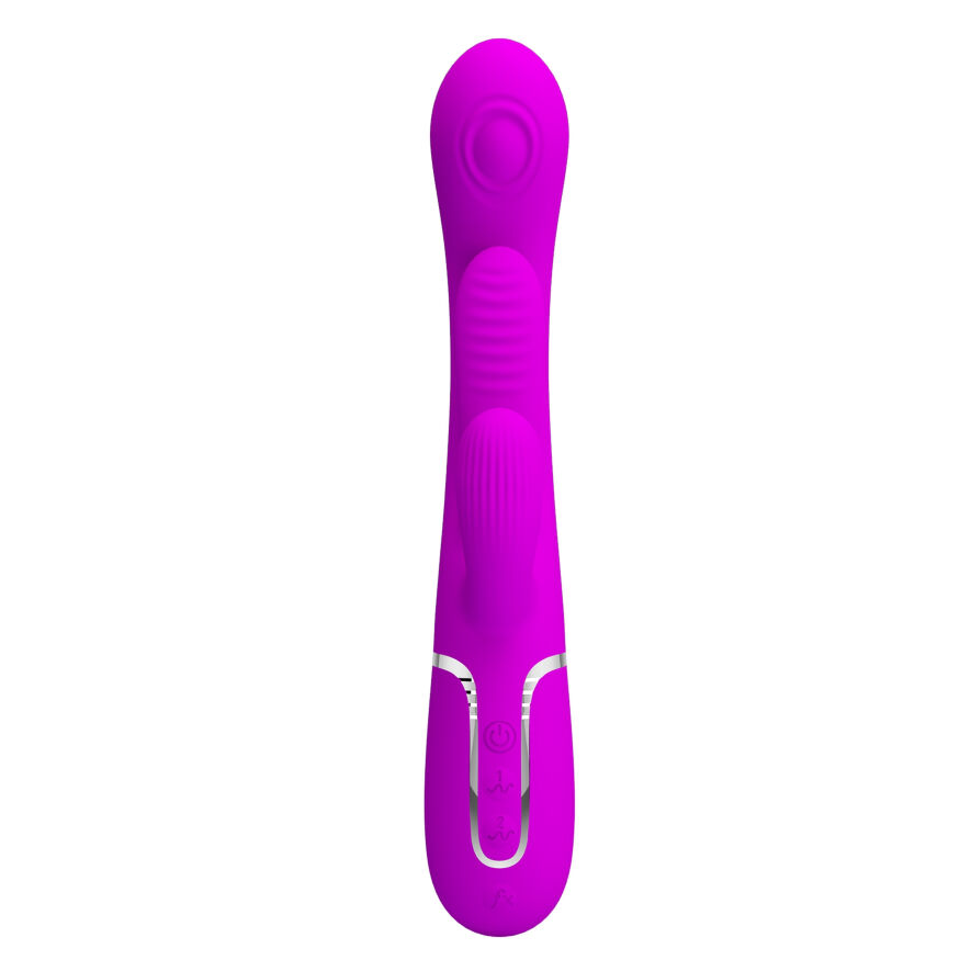 Вибратор с стимулятором клитора PRETTY LOVE - Shonia Purple 3 in 1, BW-500041