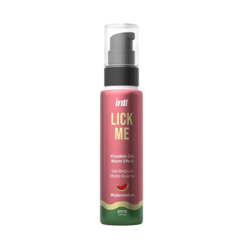 Їстівний гель зі смаком кавуна Intt Lick Me Watermelon та зігріваючим ефектом, 50 мл