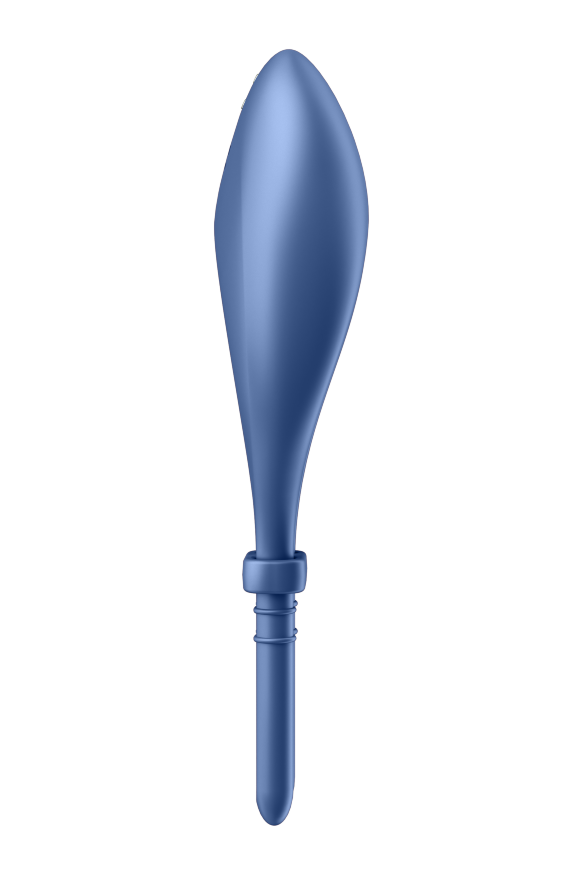 Эрекцинное виброкольцо с функцией управления телефоном SATISFYER BULLSEYE BLUE