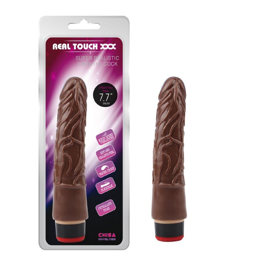 Вибратор CHISA 7.7” Vibe Cock - brown, 291641