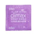 Латексні тонкі текстуровані презервативи  з ароматом ванілі OLO - HA FOR WOMEN Climax, 10 шт