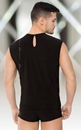 Костюм офіціанта чорного кольору Shirt and Shorts 4604, black - XL