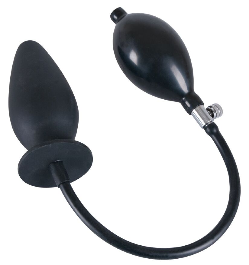 Анальная пробка с накачкой – True Black Inflatable Anal Plug