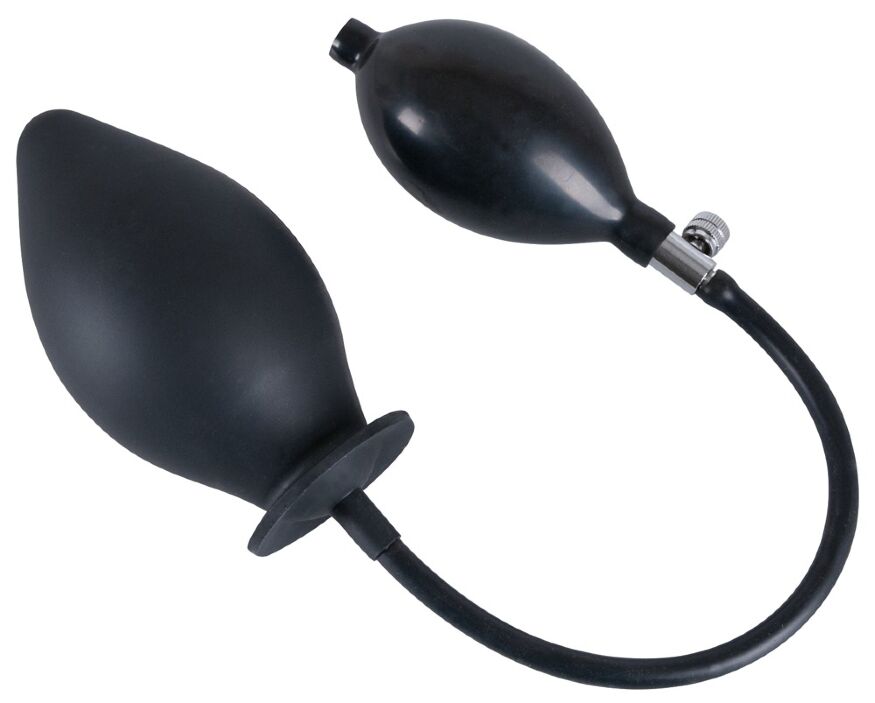 Анальная пробка с накачкой – True Black Inflatable Anal Plug