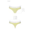 Спортивные трусики-стринги PS007 PANTIES yellow L - Passion
