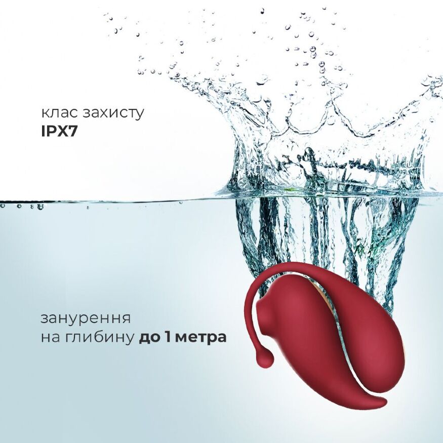 Смарт игрушка Adrien Lastic Inspiration: виброяйцо и вакуумный клиторальный стимулятор с управлением со смартфона
