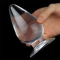 Анальна пробка великого розміру  Flawless Clear Anal Plug 4.5" Clear