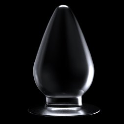 Анальна пробка великого розміру  Flawless Clear Anal Plug 4.5" Clear