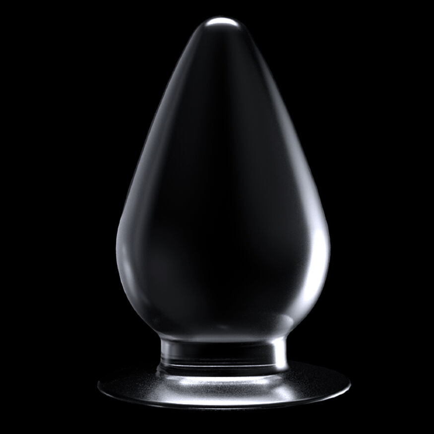 Анальна пробка великого розміру  Flawless Clear Anal Plug 4.5" Clear