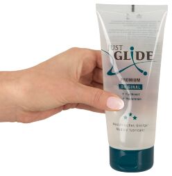 Високоякісний лубрикант без смаку та запаху з регенеруючою дією Just Glide Premium, 200 мл