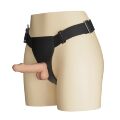 Страпон із реалістичним вібратором Ultra Passionate Harness - Strap On RealDeal 7.6"
