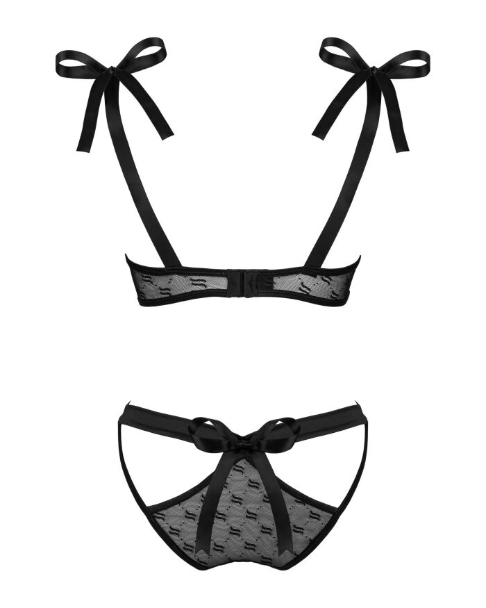 Комплект Obsessive Obsessivia (2 предмета, черный, L/XL)