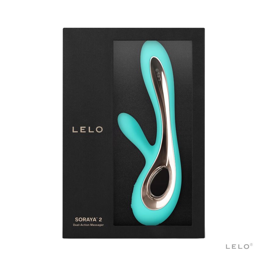 Вибратор с гибким клиторальным стимулятором LELO Soraya 2 Aqua