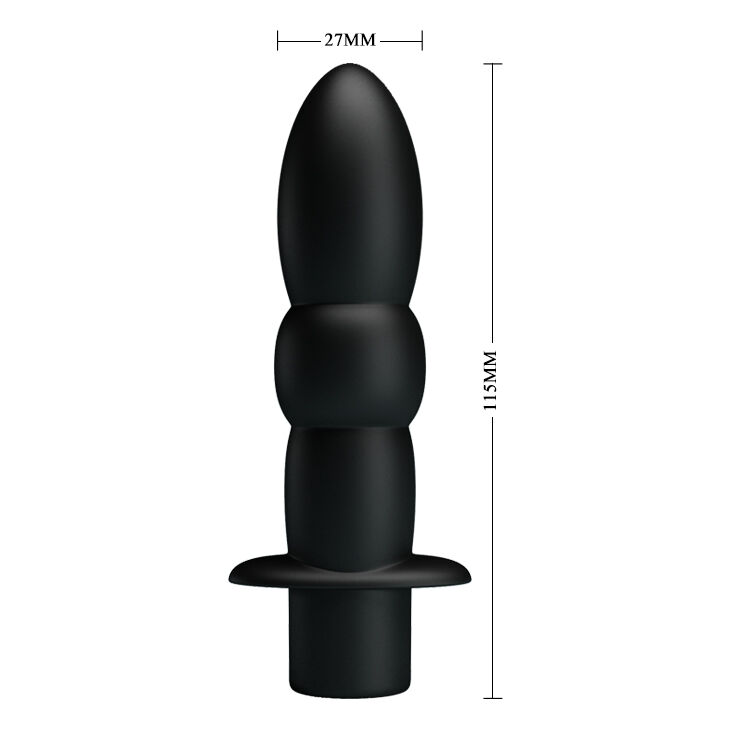Анальний вібростимулятор Pretty Love Wyatt Anal Plug Black