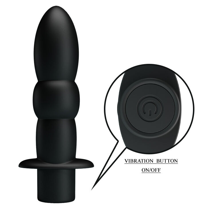 Анальний вібростимулятор Pretty Love Wyatt Anal Plug Black