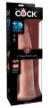 Фаллоимитатор на присоске без мошонки King Cock Plus Triple Density Cock 11