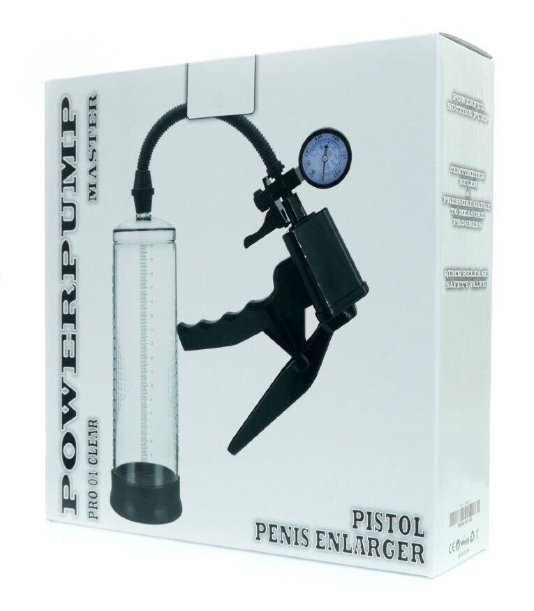 Вакуумная помпа с манометром Boss Series: Powerpump PRO 01 Clear, BS6000017