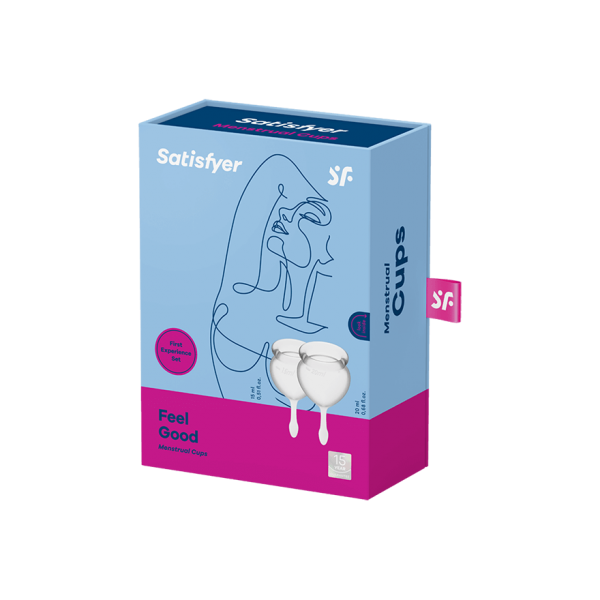 Менструальные чаши SATISFYER FEEL GOOD MENSTRUAL CUP WHITE