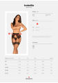 Пояс для чулок Obsessive Isabellia garter belt S/M