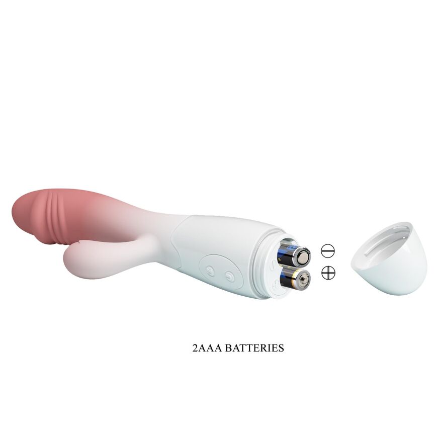 Вібратор кролик з високоякісного силікону PRETTY LOVE - SNAPPY, light pink, 30 vibration functions