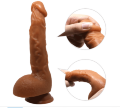 Фалоімітатор на присосці Baile Beautiful JASON 9,4'' Brown