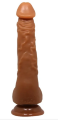 Фалоімітатор на присосці Baile Beautiful JASON 9,4'' Brown