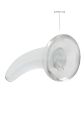 Фалоімітатор прозорий - Non Realistic Dildo with Suction Cup 4,5'/11,5 см