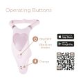Смарт-вібратор для пар Adrien Lastic Venus + APP, подвійний, можна носити під одягом, 10 режимів
